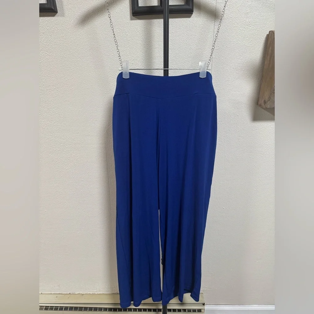 NWT Maui Mama Women's Royal Blue Wide-Leg Yoga Slouch Pant